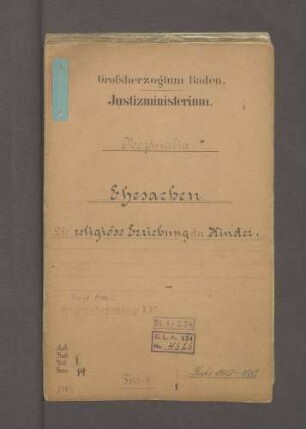 Religiöse Erziehung der Kinder (Normalia)