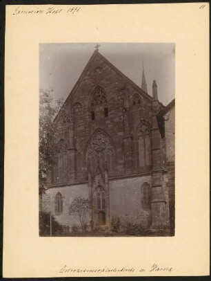 Exkursion Hehl 1898: Zisterzienserklosterkirche in Haina