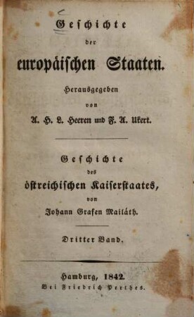 Geschichte von Östreich, 3