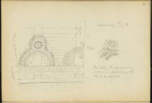 Kirche, Lüneburg: Details (aus: Skizzen- und Fotoalbum 1)