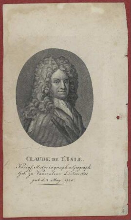 Bildnis des Claude de L'Isle