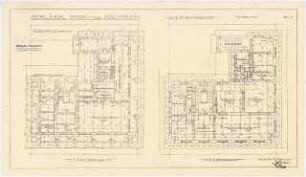 Wohnanlage Knobelsdorffstraße, Berlin-Charlottenburg: Turmhaus: Grundriss 6. und 7. Obergeschoss