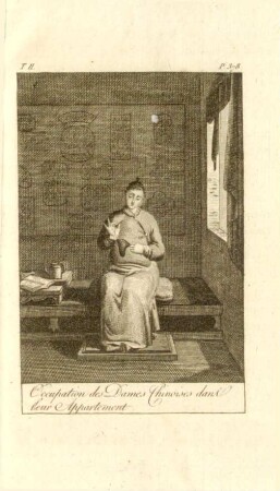Occupation des dames chinoises dans leur appartement
