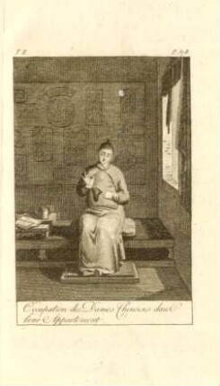 Occupation des dames chinoises dans leur appartement
