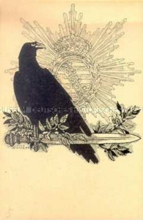 Patriotische Postkarte