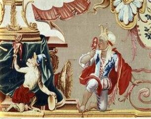 Die Götter als Allegorien der Elemente und der Jahreszeiten, Saturn (Winter)