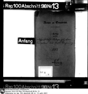 Abschriftliche Belege zu den Ausgaben der Stiftsrechnung