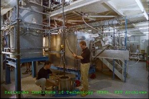 Drehrohranlage GUSTAV zur Untersuchung der thermischen Abfallverwertung am Institut für Technische Chemie/Chemisch-Physikalische Verfahren (ITC/CPV)