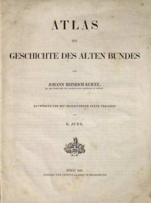 Atlas zur Geschichte des Alten Bundes