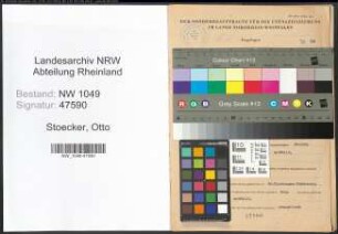 Entnazifizierung Otto Stoecker , geb. 17.12.1908 (Landwirt)