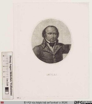 Bildnis Thomas-Alexandre Davy de La Pailleterie Dumas, gen. Alexandre D.