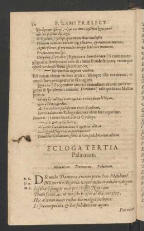 Ecloga Tertia.