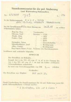 Baur, Hilde