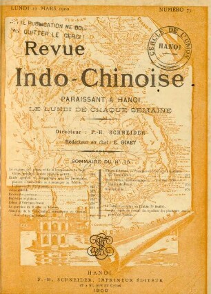 Lundi 12 Mars 1900. Numéro 73