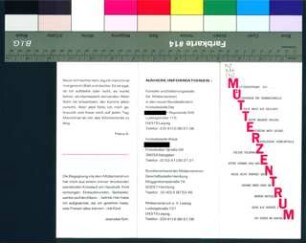 Flyer Mütterzentrum