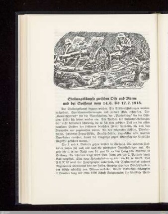 Stellungskämpfe zwischen Oise und Marne und bei Soissons