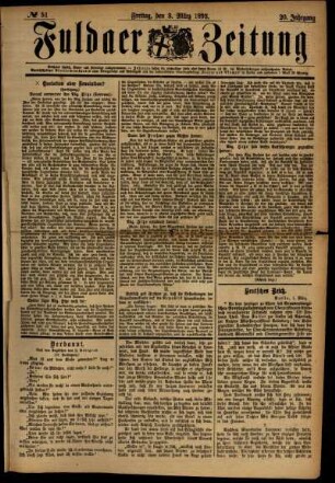 Ausgabe vom Freitag, den 03. März 1893.