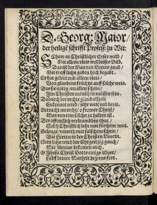 D. Georg: Maior ...
