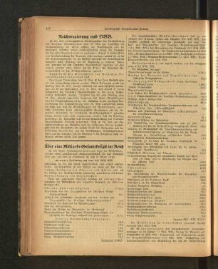 Reichsregierung und DBB.