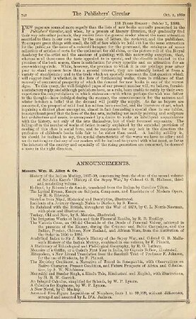 Publishers' circular and booksellers' record. 1880 = Vol. 43,b