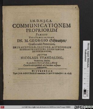 Communicationem Propriorum