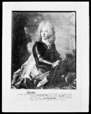 Bildnis des Prinzen Philipp Moritz, Sohn des Kurfürsten Max Emanuel