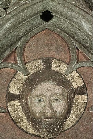 Reliefkopf Christi