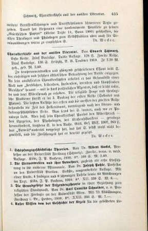 635-637 [Rezension] Gockel, Albert, Schöpfungsgeschichtliche Theorien