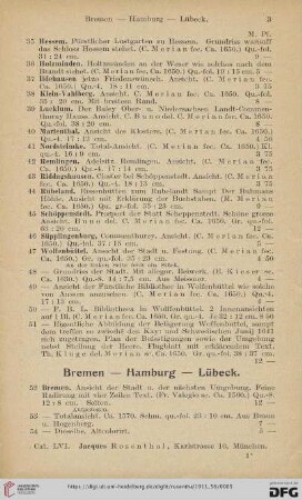 Bremen - Hamburg - Lübeck (Nr.52-88)