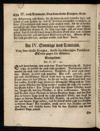 434-443, Am IV. Sonntage nach Trinitatis