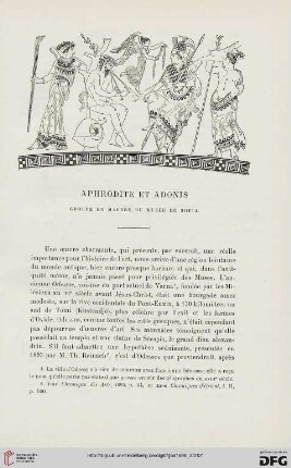 3. Pér. 20.1898: Aphrodite et Adonis : groupe en marbre du Musée de Sofia