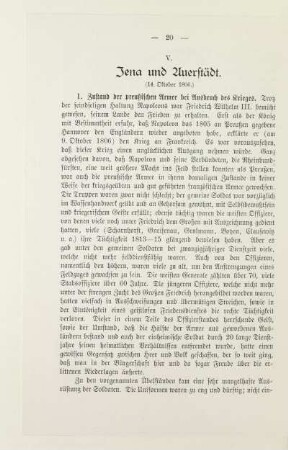 V. Jena und Auerstädt (14. Oktober 1806)