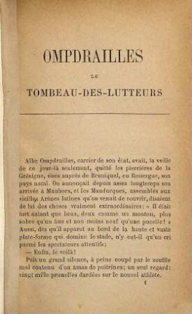 Ompdrailles, le Tombeau-Des-Lutteurs