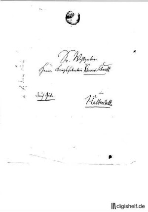 34: Brief von Christian Friedrich Raßmann an Klamer Schmidt