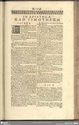 In Epistolae II. Ad Timotheum
