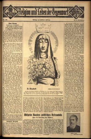 Vierte Ausgabe vom Samstag, den 16. November 1935.