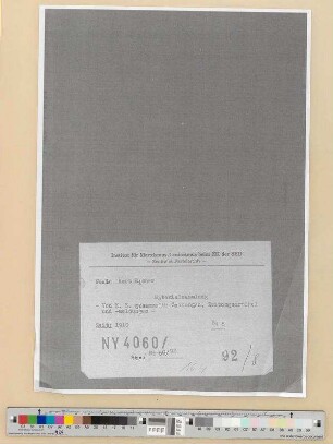 Von K. Eisner gesammelte Broschüren, Zeitungen und Zeitungsmeldungen: Bd. 8