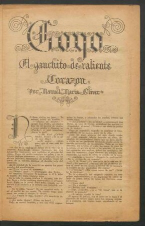 Goyo : El gauchito de valiente corazón. - Ilustraciones de Vidal Quera.