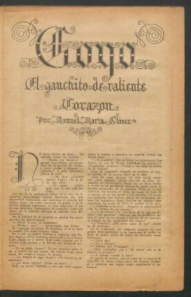 Goyo : El gauchito de valiente corazón. - Ilustraciones de Vidal Quera.
