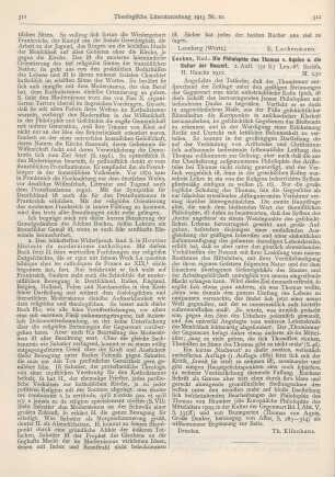 312 [Rezension] Eucken, Rudolf, Die Philosophie des Thomas von Aquino und die Kultur der Neuzeit. 2. Aufl
