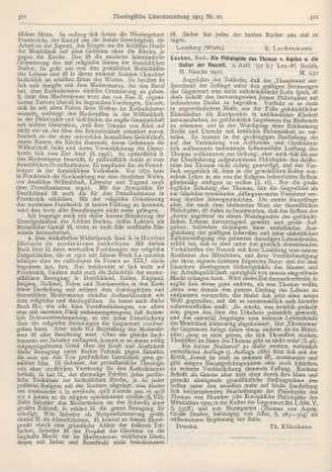 312 [Rezension] Eucken, Rudolf, Die Philosophie des Thomas von Aquino und die Kultur der Neuzeit. 2. Aufl
