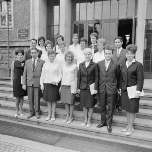 Absolventen des Sorbischen Instituts für Lehrerbildung 1965 : Wotchad wučerjow ze Serbskeho wučerskeho wustawa 1965