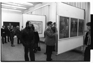 Kleinbildnegative: Eröffnungsveranstaltung, Ausstellung "Schöneberger Künstler stellen aus", 1984