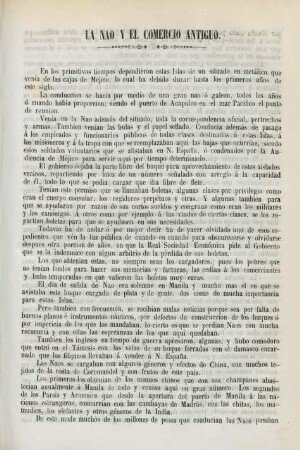 La Nao y el comercio antiguo