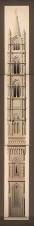 Dom Santa Vergine Maria Assunta, Palermo: Ansicht des Turmes von Westen
