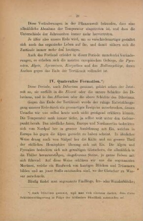 IV. Quaternäre Formation
