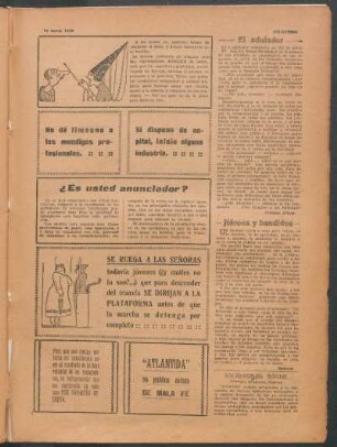Solidaridad social : Trabajo, progreso, riqueza