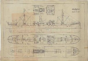 Koch-Werft, Baunr. 134, 135, 136, 139, "Kythnos", "Pilot" (Schleppdampfer), "Beta", "Gamma", Frachtdampfer