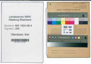 Entnazifizierung Karl Ottersbach , geb. 08.12.1894 (Meister)