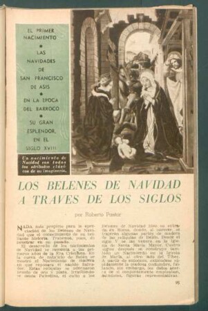 Los belenes de Navidad a través de los siglos